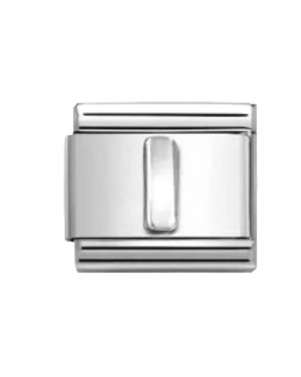 NEW NOMINATION composable classic letter links - unisex in i silver